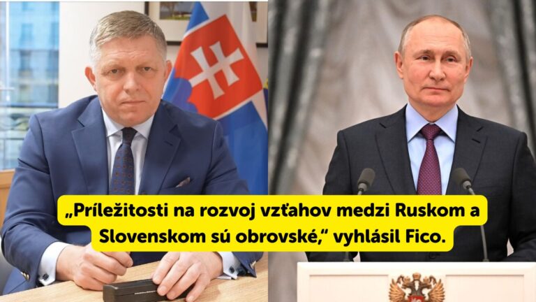 Fico pre ruský denník: BEZ PUTINA nebude MIER! Európe hrozí ÚPADOK, varuje pred miliardami na zbrojenie