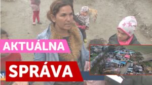 AKTUALITA: RÓMSKU OSADU pri Sabinove zbúrajú. Osadníci ale náhradné ubytovanie nedostanú