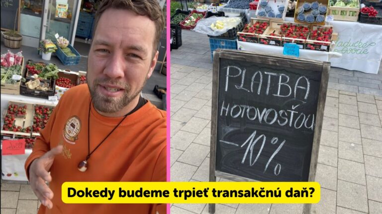 „UŽ TOHO máme dosť!“ Podnikateľ vybuchol a rozdáva ZĽAVY za hotovosť! OSTRÁ REAKCIA na transakčnú daň!