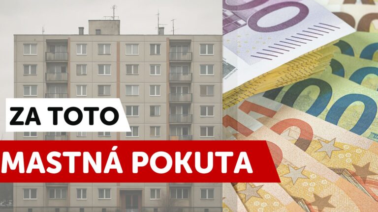 95% SLOVÁKOV nevie, že ak TOTO urobíte v bytovke, môžete dostať pokutu až 16 330 €!