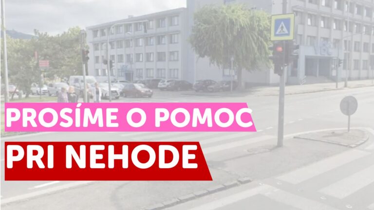 Tragédia v Nitre: Po zrážke s cyklistom zomrel starší muž. Rodina žiada o pomoc