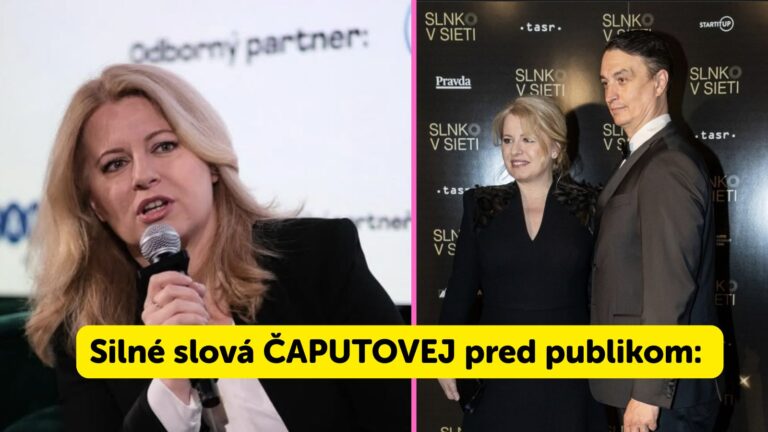 Silné slová ČAPUTOVEJ pred publikom: „NEĽUTUJEM nič!“ Naznačila návrat do POLITIKY?!