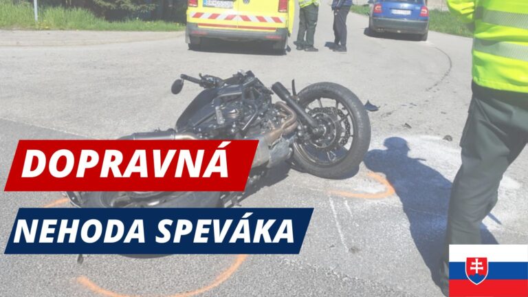AKTUALITA: ZNÁMY SLOVENSKÝ spevák mal dopravnú nehodu na motorke. Aktáalne je v nemocnici.