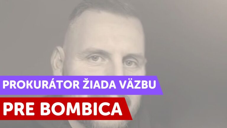 AKTUALITA: Stíhaného Bombica navrhuje prokurátor vziať do VÄZBY