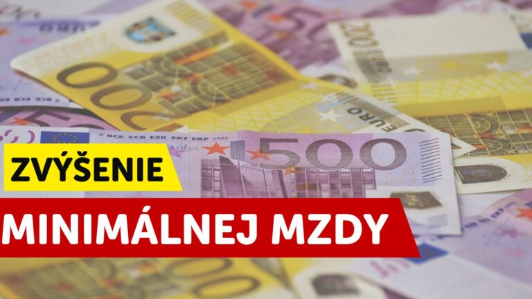 POZOR! Od januára sa MASÍVNE zvyšuje minimálna mzda! O KOĽKO SI PRILEPŠÍTE?