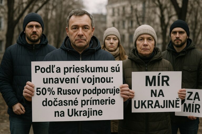 50% Rusov podporuje dočasné prímerie na Ukrajine, ukázal nový prieskum