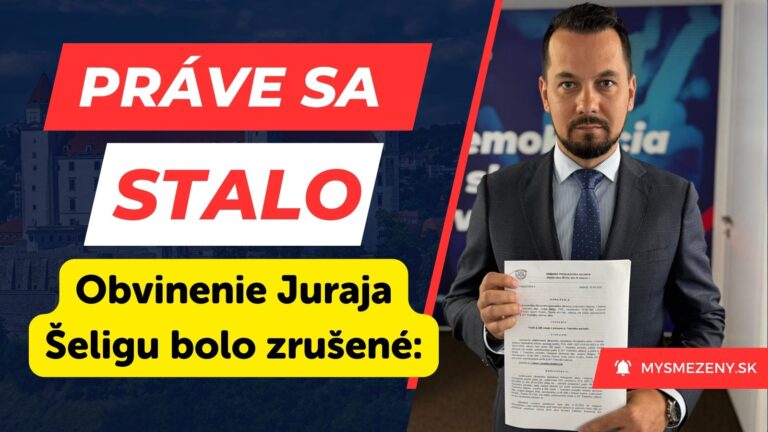 PRÁVE SA STALO: Juraj Šeliga oslobodený: „Chceli nás umlčať, ale pravda zvíťazila!“ ODKAZUJE