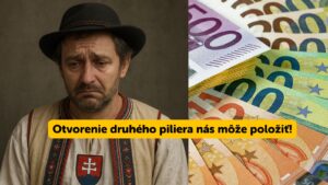 Mihál varuje: Slovensko si pod sebou rúbe konár. Otvorenie druhého piliera nás môže položiť!