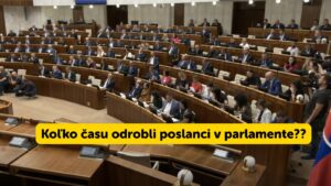 Slováci musia chodiť so práce každý deň a politici majú neustále voľno. TOĽKO ČASU ODROBILI POSLANCI