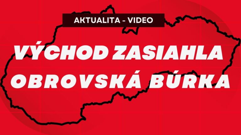 VIDEO: Sninu zasiahla masívna búrka. Rieka si zobrala celú cestu