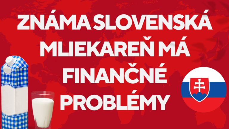 Známa slovenská MLIEKAREŇ je na pokraji krachu. Nepomohli ani peniaze z eurofondov