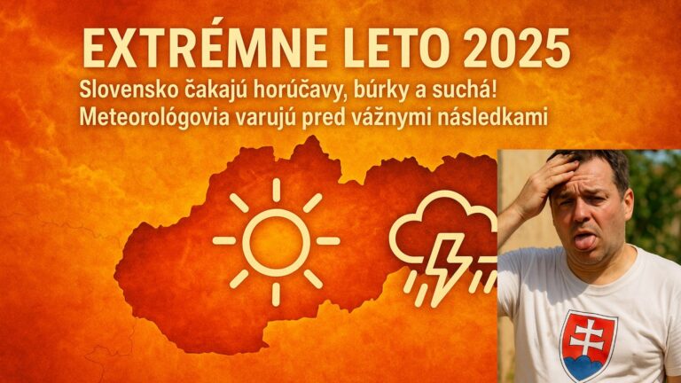 EXTRÉMNE LETO 2025: Slovensko čakajú horúčavy, búrky a suchá! Meteorológovia varujú pred vážnymi následkami