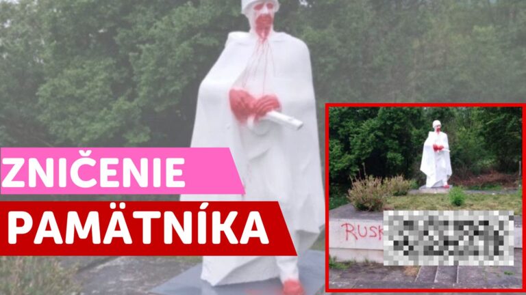 POZRITE SA, AKO zničili pamätník padlých. Napísali tam ešte nehanebné slová. Reaguje aj Šutaj Eštok