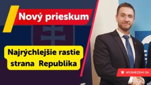 NOVÝ PRIESKUM. Republika predbehla v percentách Hlas. Takto by volili SLOVÁCI. SNS úplne pohorela