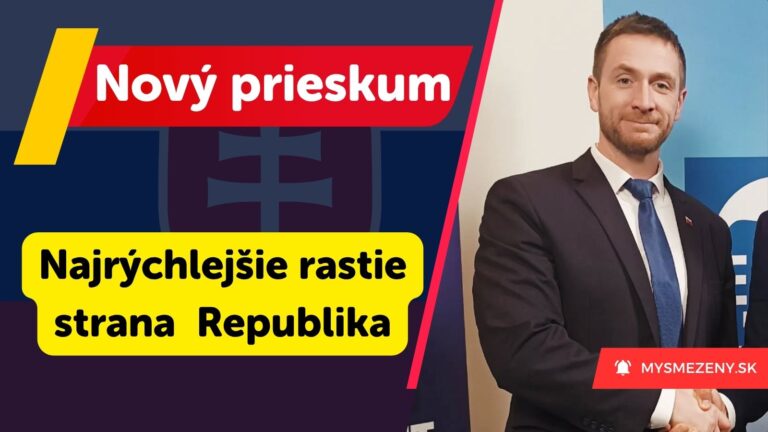 NOVÝ PRIESKUM. Republika predbehla v percentách Hlas. Takto by volili SLOVÁCI. SNS úplne pohorela