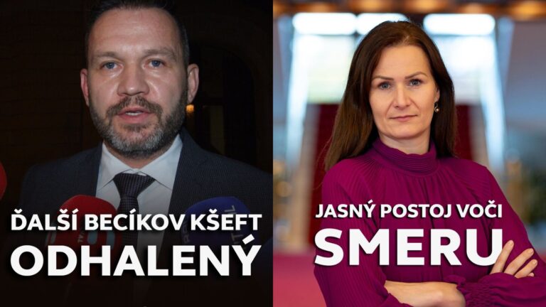 “Toto je skutočný cieľ Hlasu a Smeru,” tvrdí Holečková z SaS: Becík mal prihrávať zákazky vlastným ľuďom!