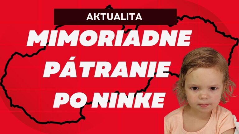 MIMORIADNE: Zúfalé pátranie po 4-ROČNEJ Nine: Dievčatko je nezvestné už celé týždne
