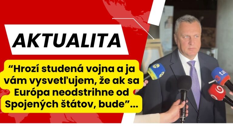MIMORIADNE: Danko spochybňuje NATO: Európa by mala zvažovať, či aliancia nie je bezpečnostným rizikom