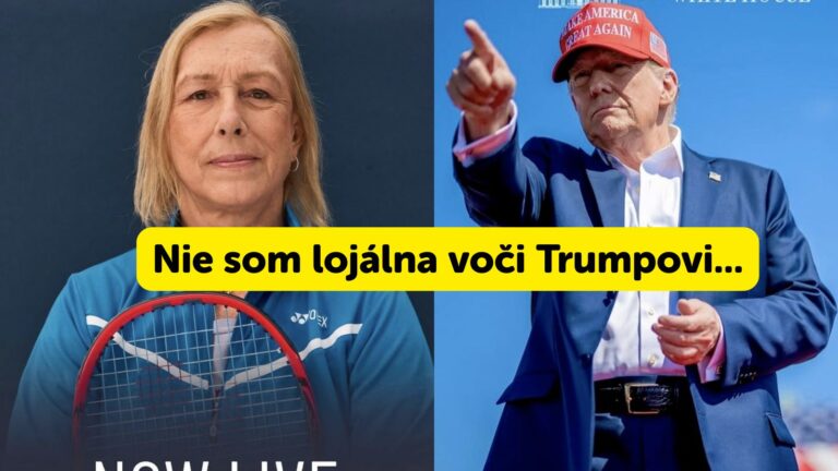 SLÁVNA TENISTKA: Martina Navrátilová otvorene: Amerika by ma dnes neprijala. Kritizuje Trumpa aj trans pravidlá v športe