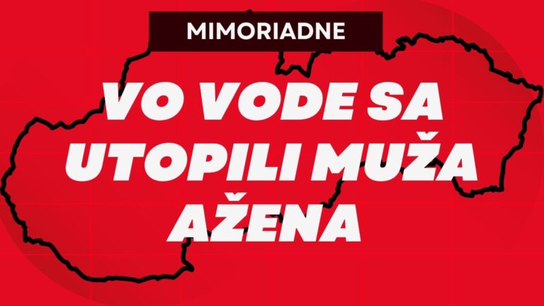 DVE TRAGÉDIE NA VODE V PRIEBEHU 48 HODÍN: Žena sa stratila pod hladinou, muž zomrel po skoku do Váhu