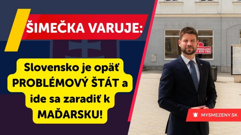 Šimečka v diskusii priznal, že Slovensko sa stáva problémovým štátom. BRUSEL bije na poplach, v hre sú eurofondy aj právny štát!