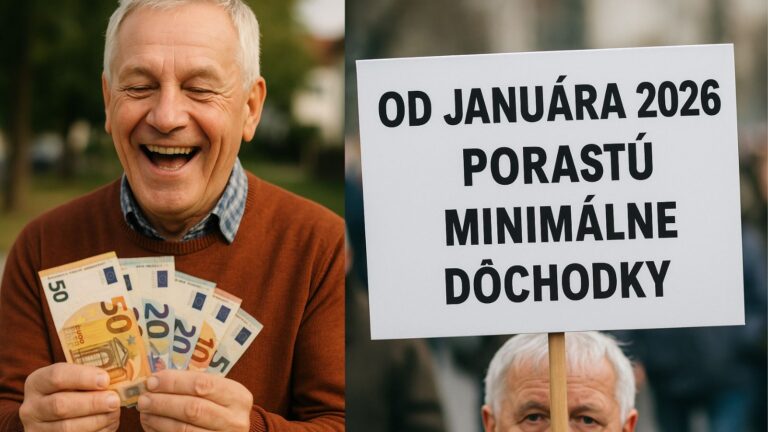 POZOR ZMENA: Od januára 2026 PORASTÚ minimálne dôchodky. Treba si všímať tento detail. TOTO by mal vedieť každý senior