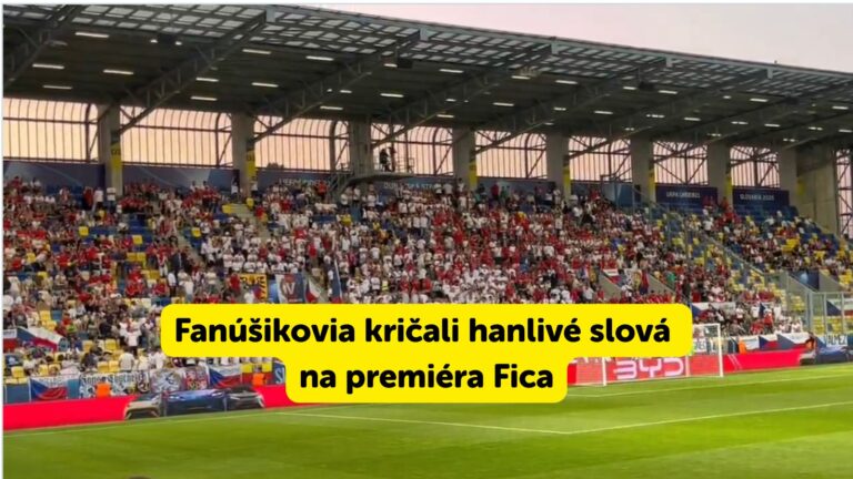 VIDEO: Českí fanúšikovia skandovali „Fico je buze**ant!“ Odohralo sa to na Slovensku