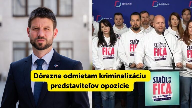 AKUTÁLNE: Opozičný výbuch: Šimečka bráni Naďa, hovorí o pomste a politickej hre vlády