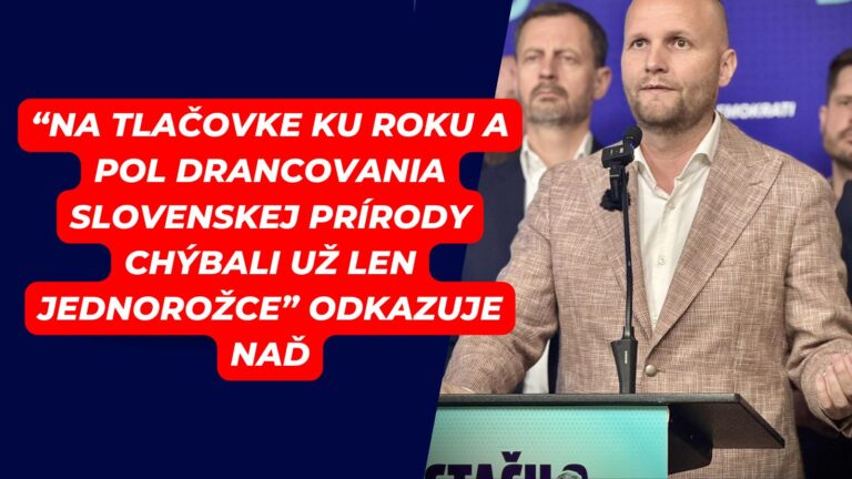 Naď ÚTOČÍ: TARABA spôsobil kolaps envirorezortu! Vláda žije v ilúzii jednorožcov!