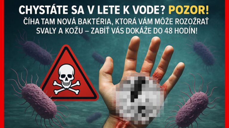 Chystáte sa v lete k vode? POZOR! Číha tam nová baktéria, ktorá vám môže rozožrať svaly a kožu