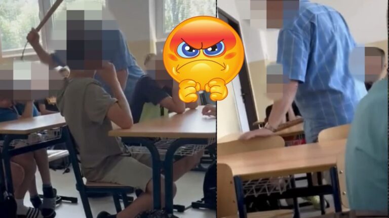 RODIČIA OSTALI V ŠOKU. Učiteľ si do triedy nosí „bejzablku“ a zaháňa sa ňou pred žiakmi