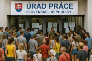 NEZAMESTNANOSŤ na Slovensku narastá. PODĽA NBS môžu prísť do roku 2027 o prácu STÁTISÍCE ĽUDÍ