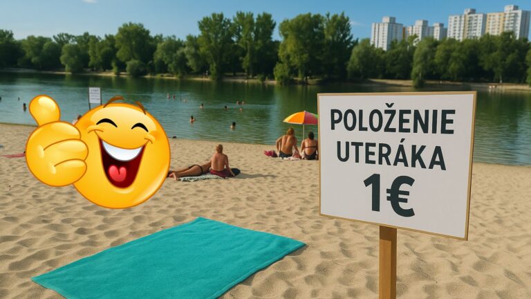 ZA POLOŽENIE uteráku zaplatíte 1€ na hodinu. Na bratislavskej pláži zaviedli NEZMYSELNÉ POPLATKY