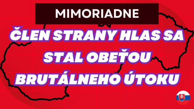 MIMORIADNE: V garaži napadli ČLENA STRANY HLASU. Mali do udrieť do HLAVY