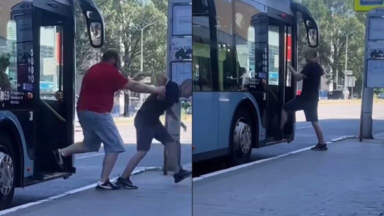 VIDEO: Vodič MHD VYHODIL opitého pasažiera: TOTO GESTO mu ešte ukázal muž pri autobuse