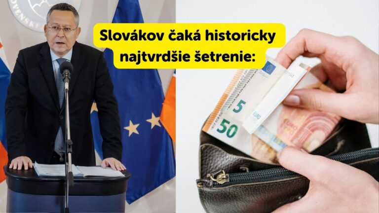 SLOVÁCI SÚ ZDESENÍ. KAMENICKÝ chystá ďalší balík konsolidácie. Pre niektoré rodiny, môže byť LIKVIDAČNÝ