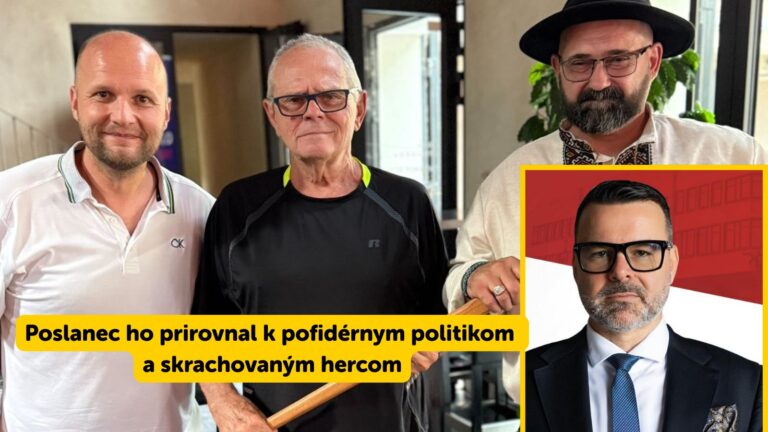 Poslanec Hlasu zaútočil na Milana Kňažka: Nazval ho skrachovaným hercom a hviezdou pofidérnych politikov
