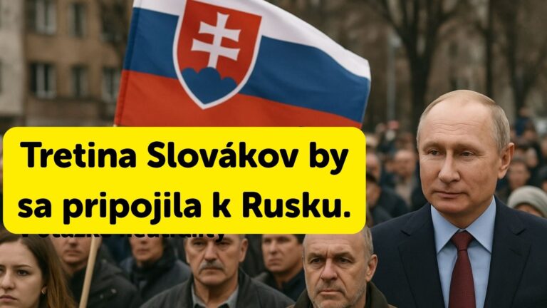 PRIESKUM: Tretina Slovákov pripúšťa pripojenie k Rusku. Prieskum odhalil aj rozkol v otázke neutrality