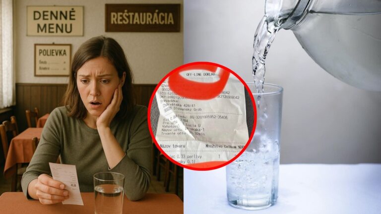 FOTO: V BRATISLAVE pýtali za džbán vody toľko, ako za jedlo V TALIANSKU. TO NEMYSLIA VÁŽNE