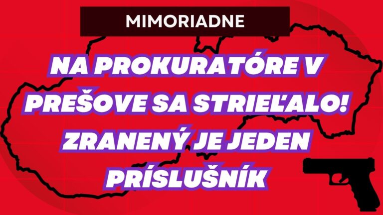 MIMORIADNE: Streľba v PREŠOVE: PRÍSLUŠNÍKA justičnej stráže našli s vážnym poranením hlavy