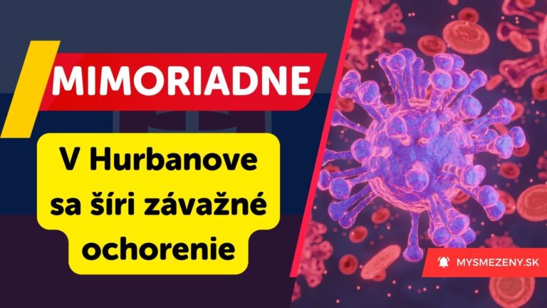 NEČAKANÉ ohnisko NÁKAZY: V Hurbanove prepuklo INFEKČNÉ OCHORENIE. Nakazených JE VIAC AKO 30 ĽUDÍ