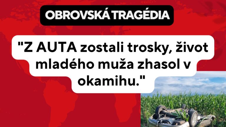 HÔZOSTRAŠNÁ TRAGÉDIA: VODIČ nemal najmesiu šancu na prežitie. Auto bolo úplne zničene: FOTO