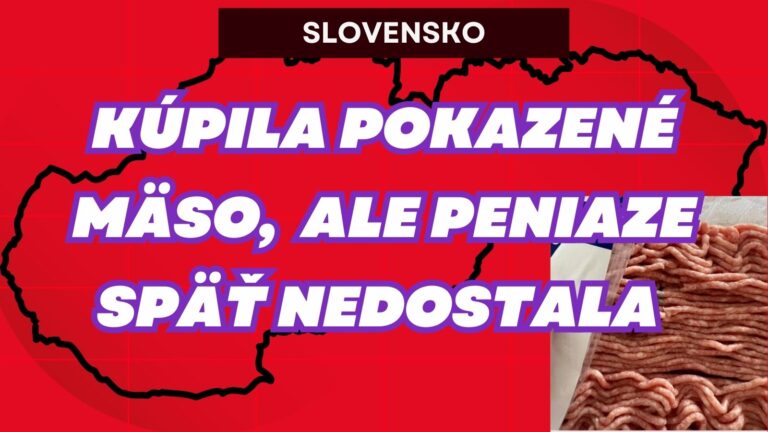 Plesnivé mäso z obchodu a žiadne peniaze späť: SLOVENKA opisuje šokujúcu skúsenosť