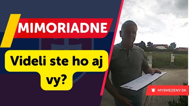 V tejto OBCI nachytali NEZNAMEHO muža, ktorý zvoní po domoch a potuľuje sa po dvoroch.