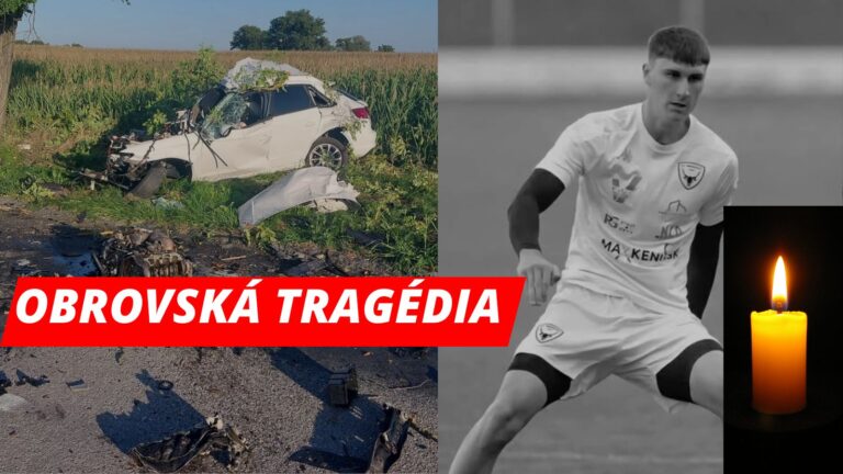 TRAGÉDIA: PRI dopravnej nehode zomrel len 19-ročný slovenský futbalista. Foto