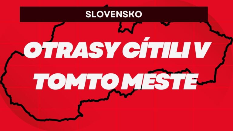 ZEMETRASENIE NA SLOVENSKU: Obyvatelia tohto mesta ho pocítili na vlastnej koži