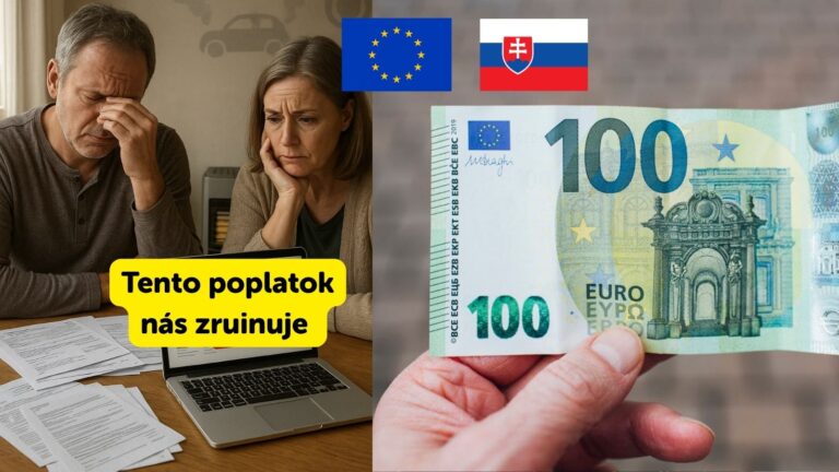 EÚ CHCE zaviesť nové poplatky, ktoré budú SLOVÁKOV stáť 3300€ ROČNE. Zaplatia ich všetci bez rozdielu