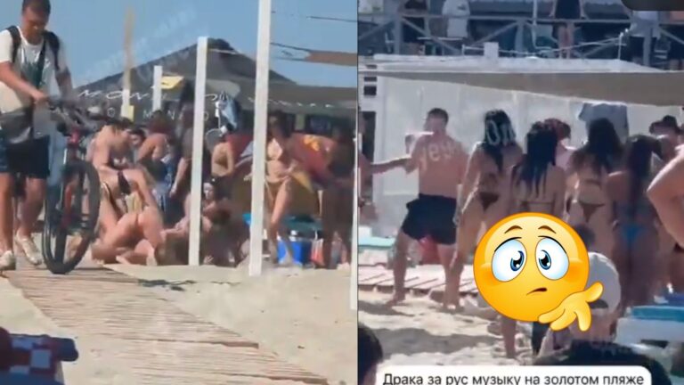 VIDEO: Pláž v UKRAJINSKEJ Odese sa zmenila na ring: Bitku spustila ruská hudba