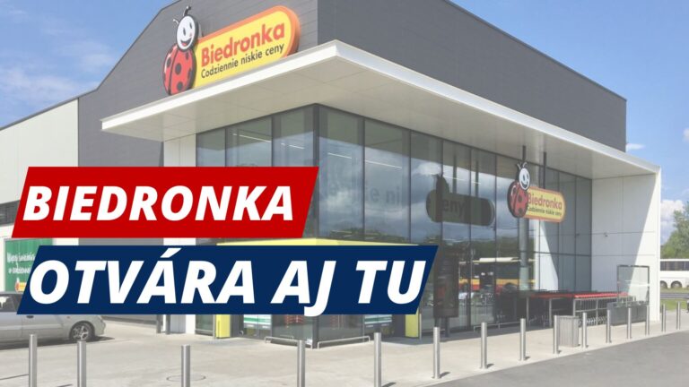 BIEDRONKA chce prevalcovať konkurenciu. Otvára NOVÉ obchody v týchto mestách a dedinách