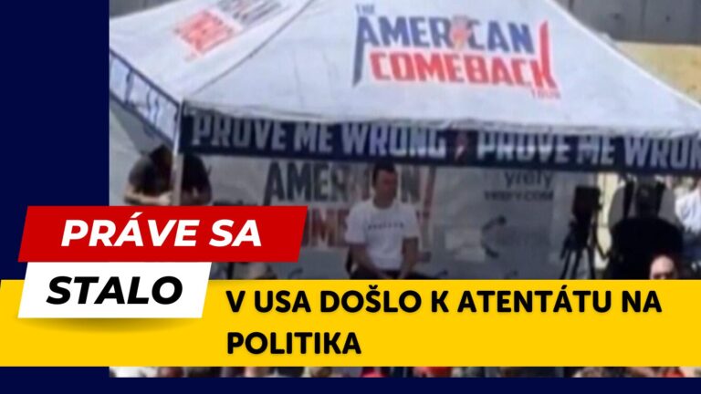 Video: NA AMERICKÉHO politika spáchali ATENTÁT. Kritizoval hlavne Ukrajinu a Zelenskeho